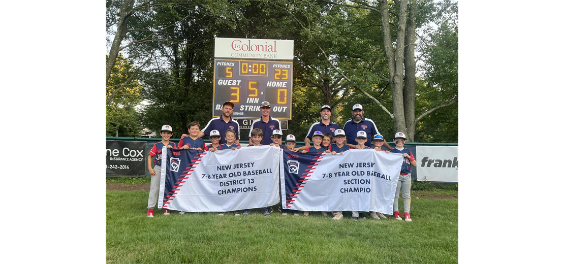 2025 8U Baseball Section 4 Champions